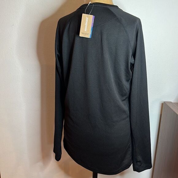 Patagonia NWT sz L capilene midweight black womens long sleeve thermal new cond - Picture 3 of 8